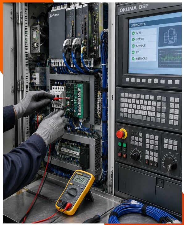 Ремонт систем ЧПУ Okuma OSP в Братске